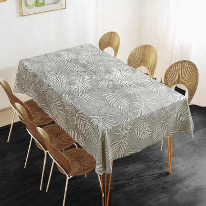 INtex HOME Analia Linen Tablecloth, Rectangular Dining Cover, Elegant and Durable, Soft Fabric, Easy-Care, Multi-Purpose for Home, Events, and Special Occasions, Set of 2 - Café - 130 x 130 CM