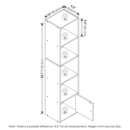 Printer Stand with Wheels in White, Mobile Office Cabinet with 2 Compartments, Engineered Wood Under-Desk Stand with Brakes, 40x35x55cm, Versatile Storage Trolley
