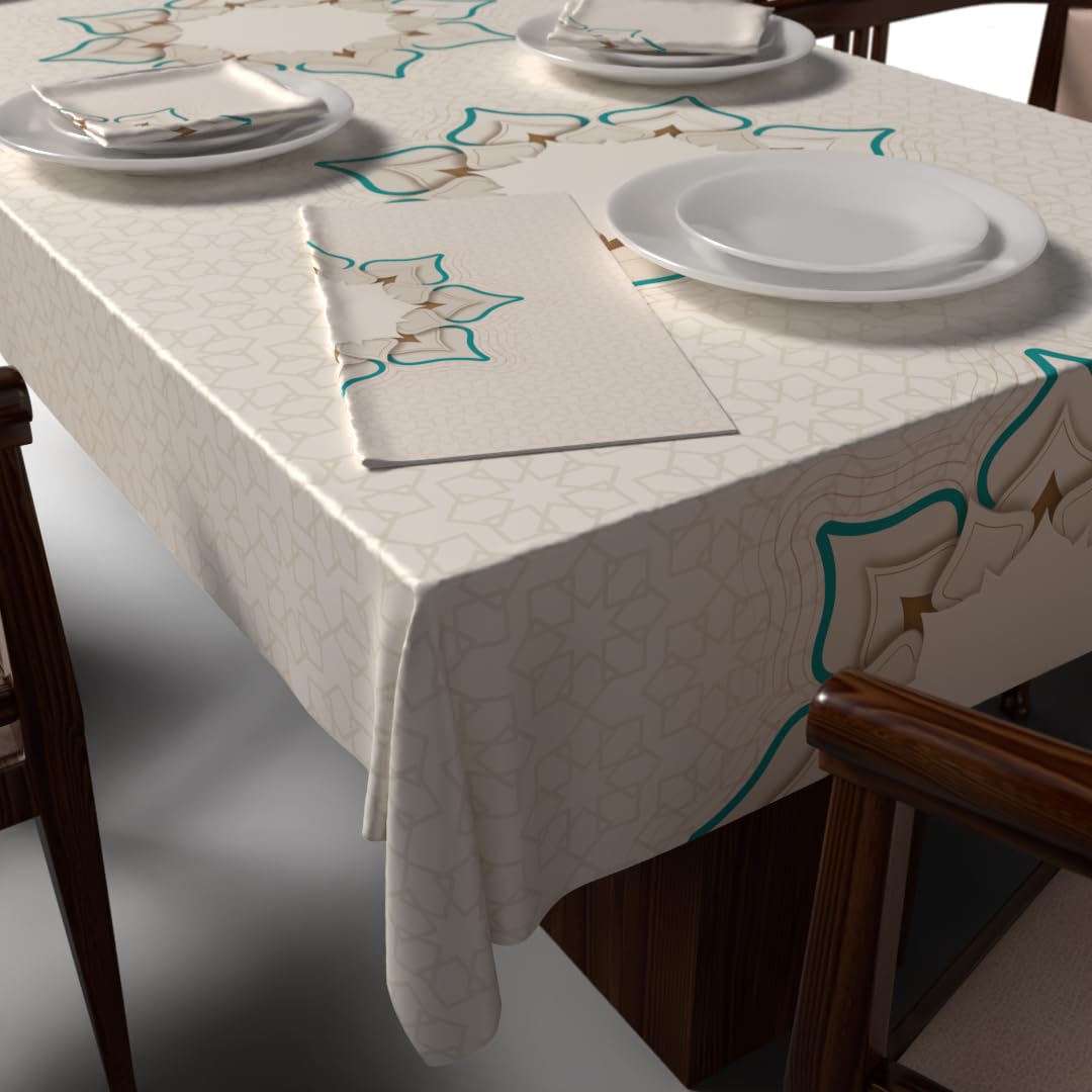 Ramadan's Unique Tablecloth & Napkins Set Satin