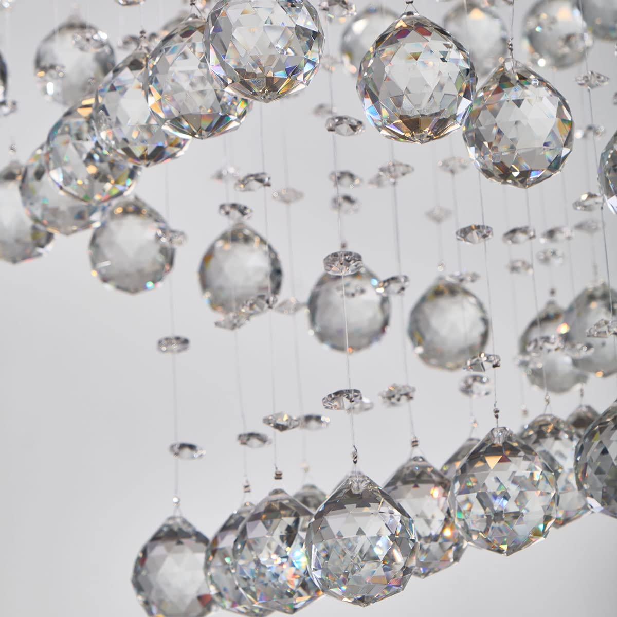 Nagafa Shop TZ601 Twix Crystal Chandelier Modern