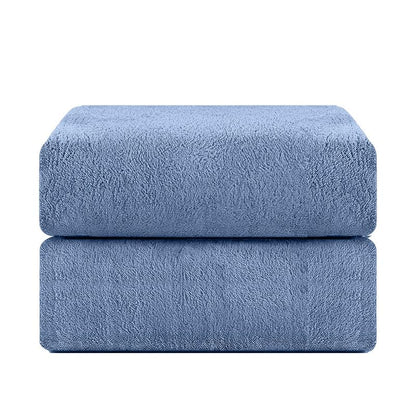 INtex HOME Bath Towel, Highly Absorbent & Soft 100% Cotton, Quick-Drying Hotel Quality Sheet, 1 Piece, 140W x 70L CM, Blue, For Adults Bathroom, Shower, Spa and Daily Use