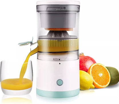 Portable Electric Fruit Juicer Machine Orange Juicer Lemon Squeezer Electric Citrus Juicer Cordless Multifunctional Easy To Use and Clean USB Port easily use with powerbank in Travel Office Camping