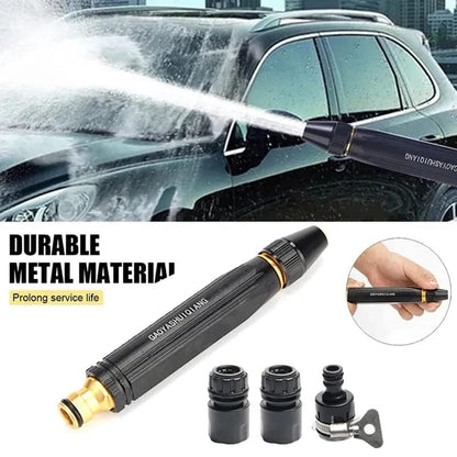 1 Set Portable High Pressure Washing Water Gun,Direct Spray Gun, New Direct Spray Car Wash Water Gun, Car Wash Garden Watering Tool,Black High Pressure Nozzle.