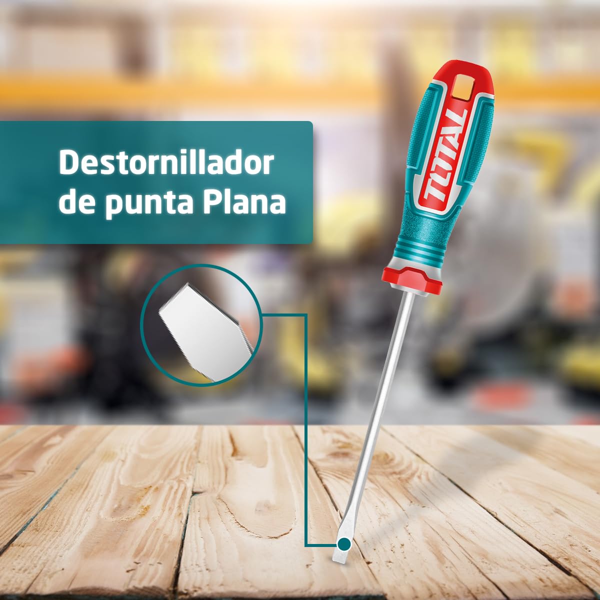 total Regular screwdriver SL6.5 * 125 magnet TSDSL6125