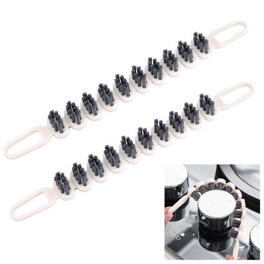 2PCS Bendable Cleaning Brush,Multifunctional Hard Bristle Crevice Cleaning Brush,3 in 1 Cup Lid Cleaning Brush,Bottle Cleaning Brush