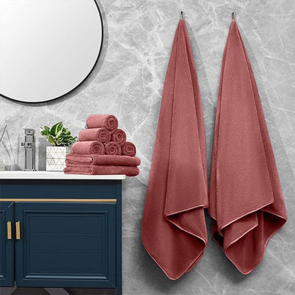 INtex HOME Bath Towel, Highly Absorbent & Soft 100% Cotton, Quick-Drying Hotel Quality Sheet, 1 Piece, 140W x 70L CM, Blue, For Adults Bathroom, Shower, Spa and Daily Use