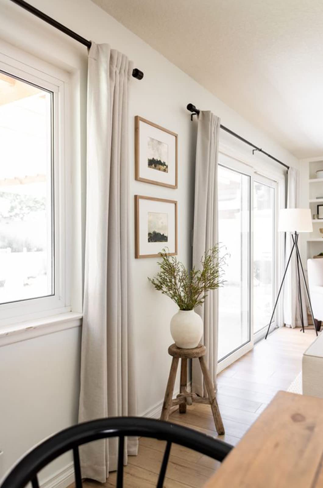 INtex CURTAINS HOUSE 100% Blackout Shield Linen Blackout Curtains for Bedroom and Living Room - Thermal Insulated Textured Drapes with Back Tab/Rod Pocket - 1 Piece Cream 150W x 230L CM