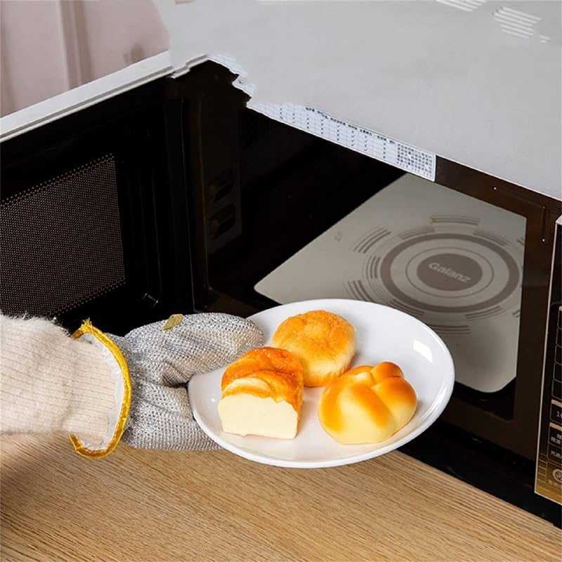 Aekatray 1 pcs Wire Dishwashing Gloves, Kitchen Cleaning Gloves, Household Cleaning Tools, Heat Insulation Anti-Hot Waterproof & Durable Gloves, Reusable Kitchen Gloves for Washing Dishes