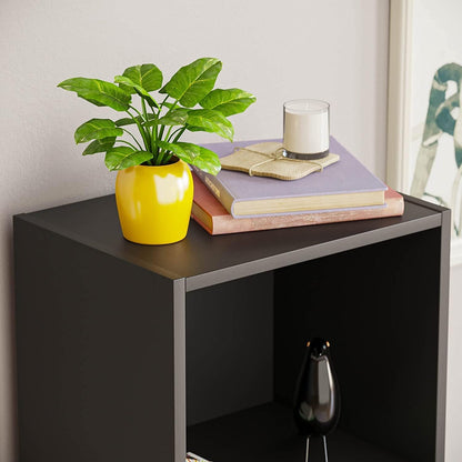 Modern 5-Shelf Bookcase, TalLFreestanding Storage Organizer Suitable for Every and Office, Durable Wooden Construction for Books, Decor, and Files, Versatile Unit