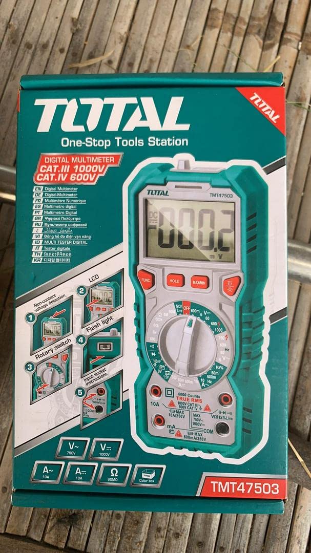 Total Voltmeter 600A TMT47503-2725446528571 ( Cat3:1000V, Cat4: 600V)