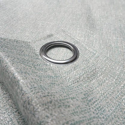 INtex CURTAINS HOUSE Natural Linen Semi-Sheer Window Drapes, Light-Filtering Privacy Curtains for Bedroom and Living Room, Steel Grommets, 2 Panels Cafe 130W x 265L