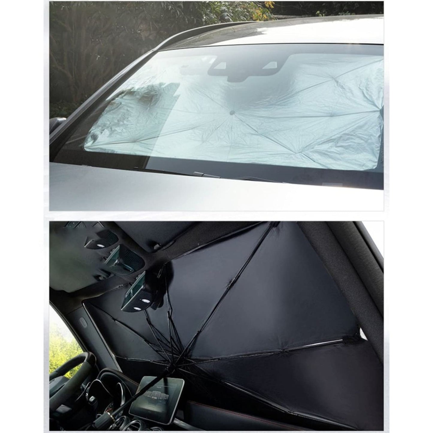 Gklbqlp For BMW M Sport F30 F31 F34 X1 F07 F10 F48 F39 F11, Front Window Sunshades Car Windshield Sunshade Blocks UV Rays Sun Visor Protector