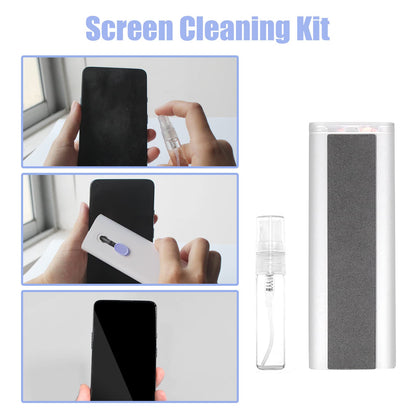 Laptop Cleaner Keyboard Cleaner Kit with Brush, 7 in 1 Electronic Cleaner Kit for Airpod Pro Earbuds Phone Computer, Multi-Function Cleaning Kit for Keyboard Laptop Airpods MacBook Earbuds PC - Blue