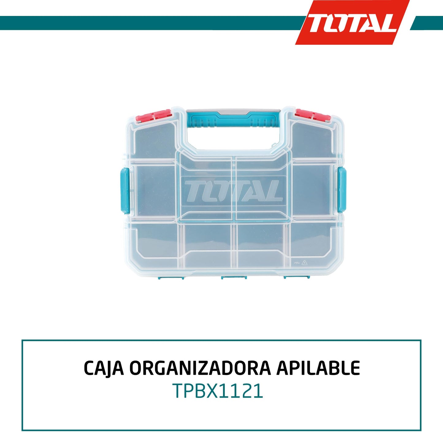 Total TPBX1121 Plastic Tool Organizer, 12-Inch Size