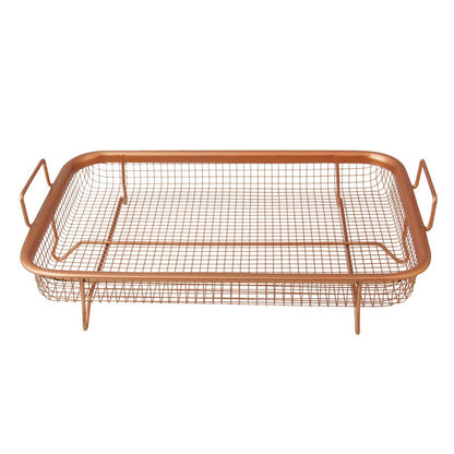 Kobsainf non-stick baking sheet and cooling rack set baking sheet without oil compatible with french fry - frozen food