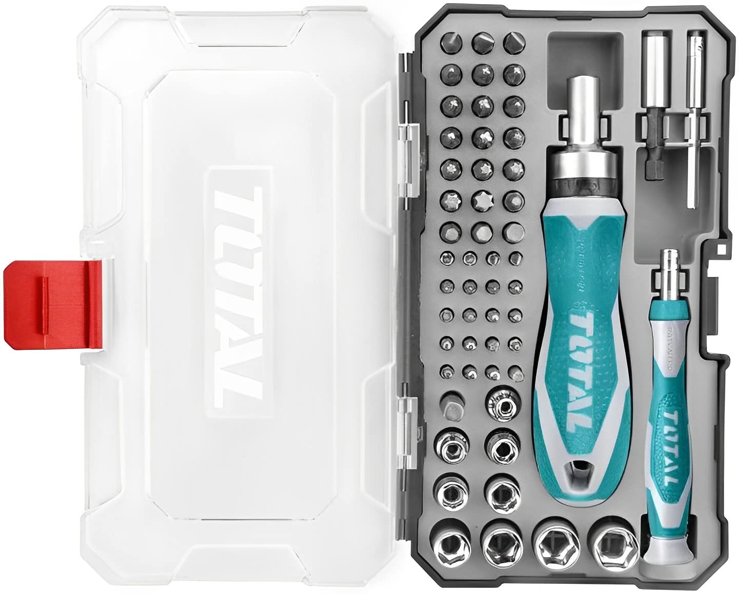 Total TACSD30556 55pcs Screwdriver Bits Set