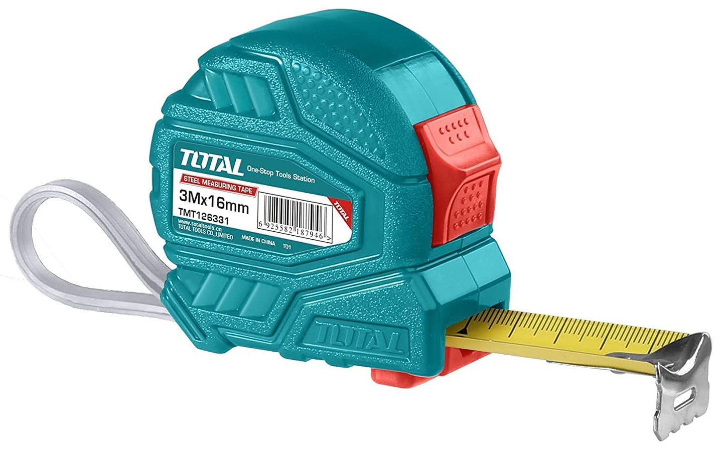 TOTAL TOOLS Steel measuring tape 3mx16mm - TMT126331