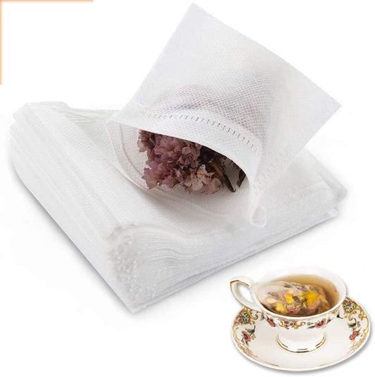 Landove 400 Pcs Cotton Muslin Drawstring Bags?Food Grade Reusable 100% Cotton Mesh Bags Bags for Cooking, Soaking Medicinal Liquor, Tea Coffee Filter, Store Spices (3.54 x 2.75 inch?