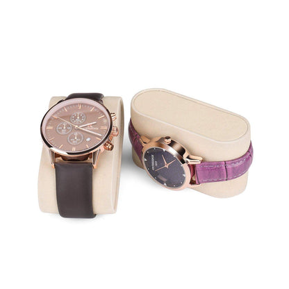 Watch Organizer, 6 Slot PU Leather Watch Storage Case with Lock and Key, Elegant Jewelry Display Box, Perfect for Men's and Women's Watches