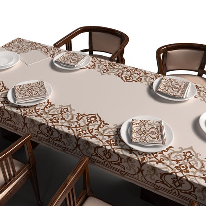 Ramadan's Unique Tablecloth & Napkins Set Satin