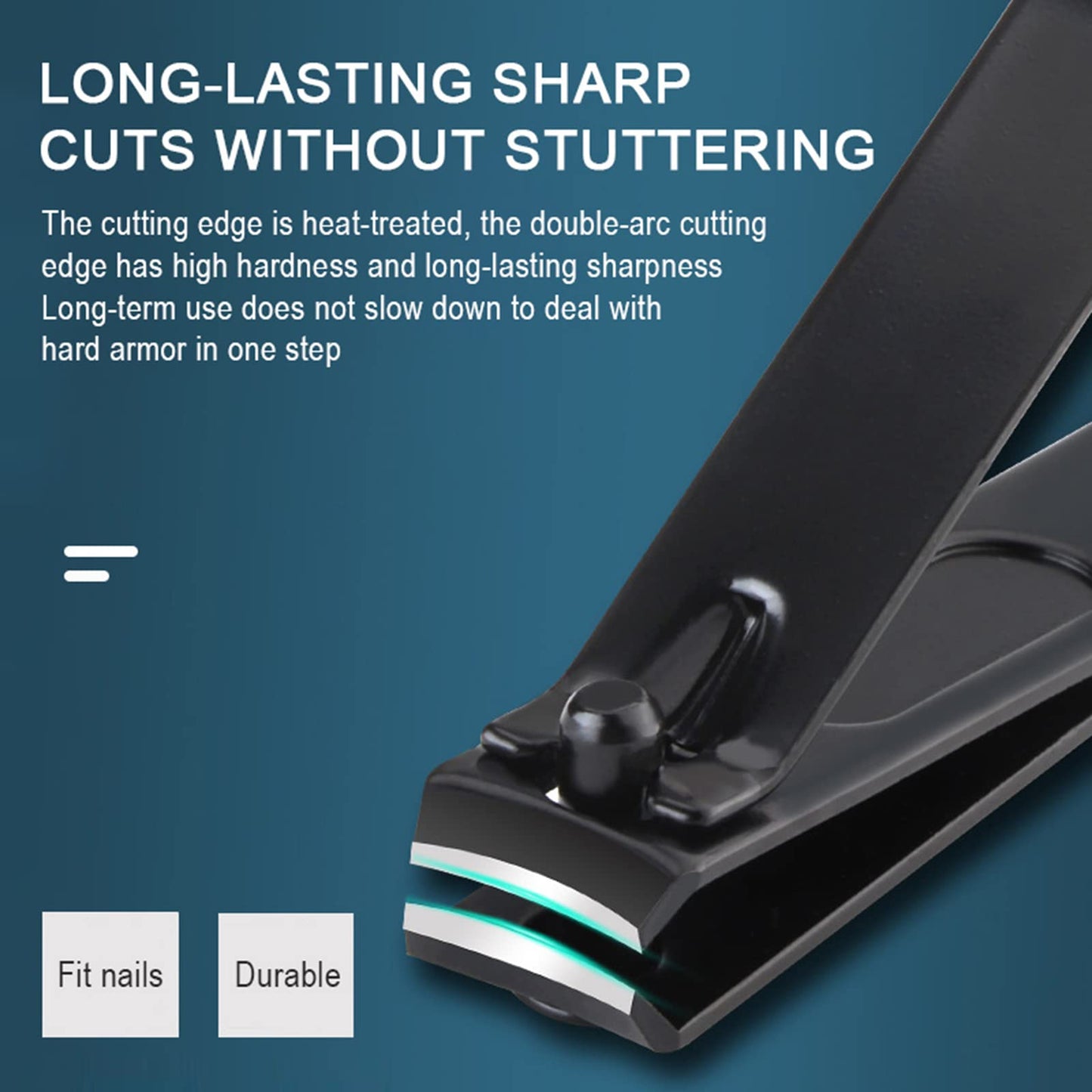 Profession Nail Clippers Set 18 pcs?Black Stainless Steel Sharp Nail Trimmer Pedicure and Manicure Set with Cortex Metal Case for Men and Women