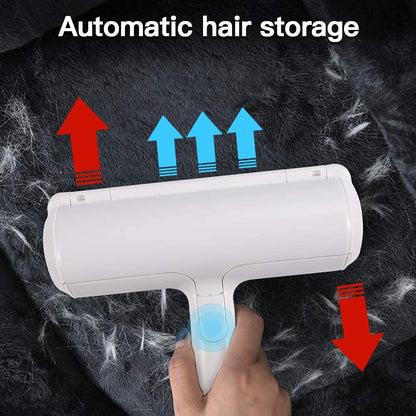 Sagreeny Pet hair remover roller - dog & cat fur remover with self-cleaning base - efficient animal hair removal tool - perfect for furniture, couch, carpet, car seat