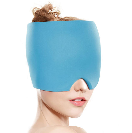 YDMAJF Migraine Mask, Cooling Mask, Headache, Gel Cooling Hat, Reusable Migraine Hat, Headache Relief Cap, Relief Cap, Headache Mask for Relieving Migraines / Headaches
