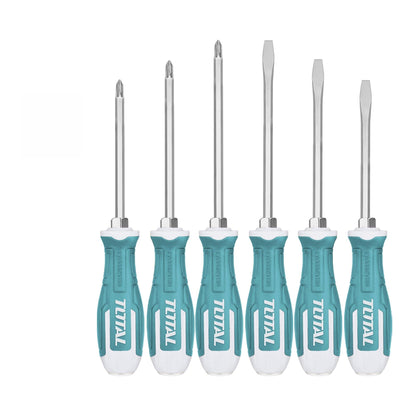 TOTAL THGSS2606 6-Piece Rotary Screwdriver Set