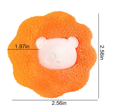 Mnixy 3PCS Hair Removal Cleaning Ball, Clothes Anti-winding Adsorption Hair Removal Cleaning Ball, Reusable Hair Remover Washing Machine Hair Laundry Ball, Dryer Ball for Clothing