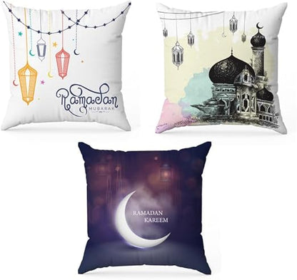 Throw Pillow Covers - Velvet Cushion Covers - Set of 3 -40 x 40 cm - Cover Only
