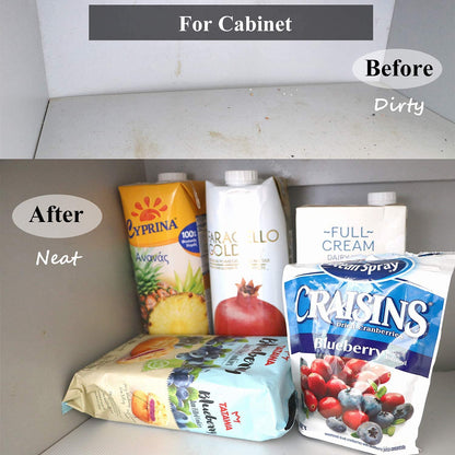 RasoiKraft 45X500cm Non-Slip Non-Stick Drawer Bottom Mat Liners. (1, White)