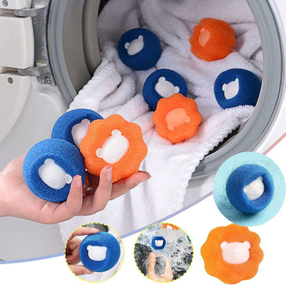 DMG TECH 20 PCS Pet Hair Removal Cleaning Balls, Pet Hair Remover, Clothes Anti-Winding Adsorption Hair Removal Cleaning Ball, Pet Hair Remover for Laundry, Reusable Lint Balls for Washing Machine