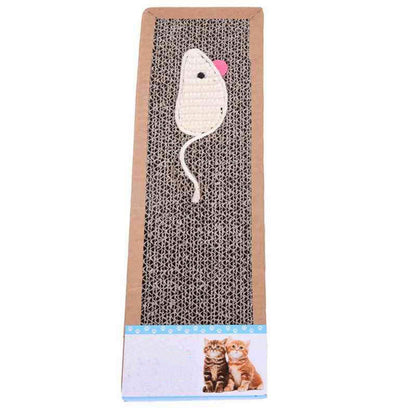 Tamkyo kitten scratch board pad corrugated scratcher soft bed mat claws care toys