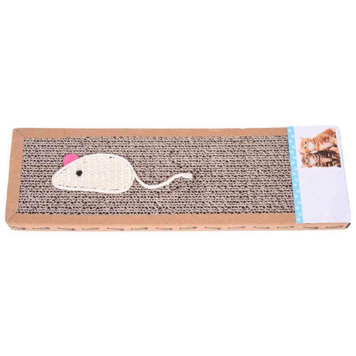 Tamkyo kitten scratch board pad corrugated scratcher soft bed mat claws care toys