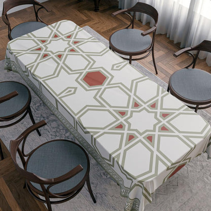 Tablecloth Waterproof Polyester Fabric, Easy Care ,Soft Touch