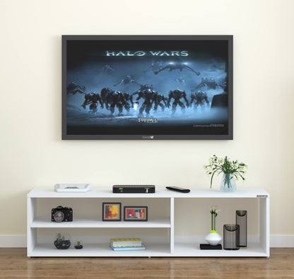 Wooden Shelf for Printer and Accessories, Sturdy Desktop Organizer Stand, Multi-Tier Storage Unit for Paper and Supplies, Black Finish, for Home or Office Use, Compact