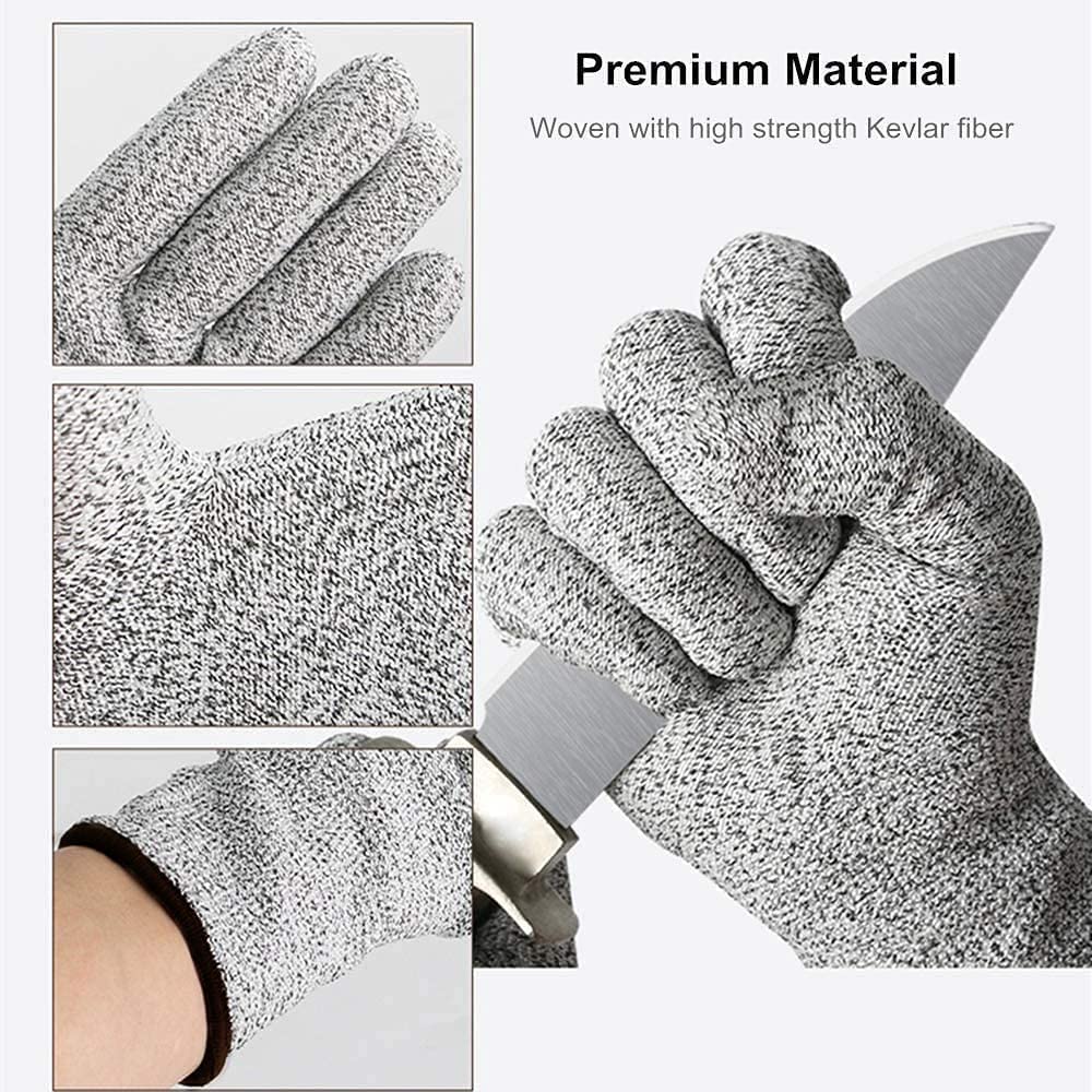 Year High Performance Cut Resistant Gloves/Lightweight and Flexible Level 5 Protect Hands for Men and Women