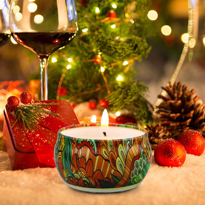 Christmas Scented Candles Gifts Set for Women,Aromatherapy Candles for Home Scented,12 Pack 2.5 oz Soy Wax Jar Candle Gifts for Mother,Valentines,Brithday ,Stress Relief