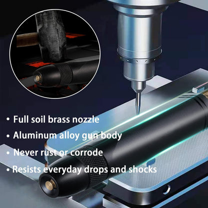 مسدس مياه محمول عالي الضغط، فوهة خرطوم معدنية شديدة التحمل مع تحكم قابل للتعديل في تدفق الإبهام، 3 أنماط رش، مثالي لغسيل السيارات وتنظيف الحدائق ومهام التنظيف الخارجية