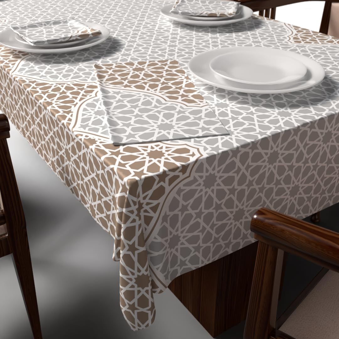 Ramadan's Unique Tablecloth & Napkins Set Satin