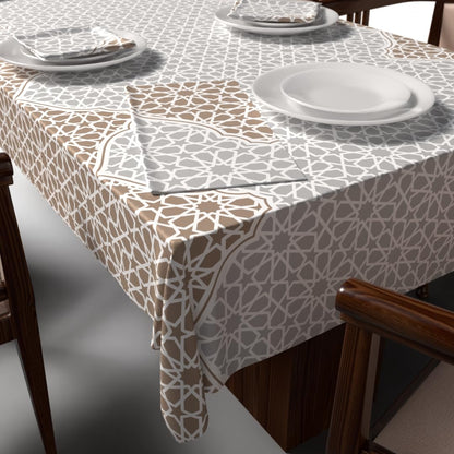 Ramadan's Unique Tablecloth & Napkins Set Satin