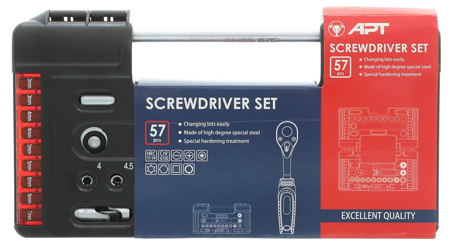 Apt screwdriver set 57 pieces