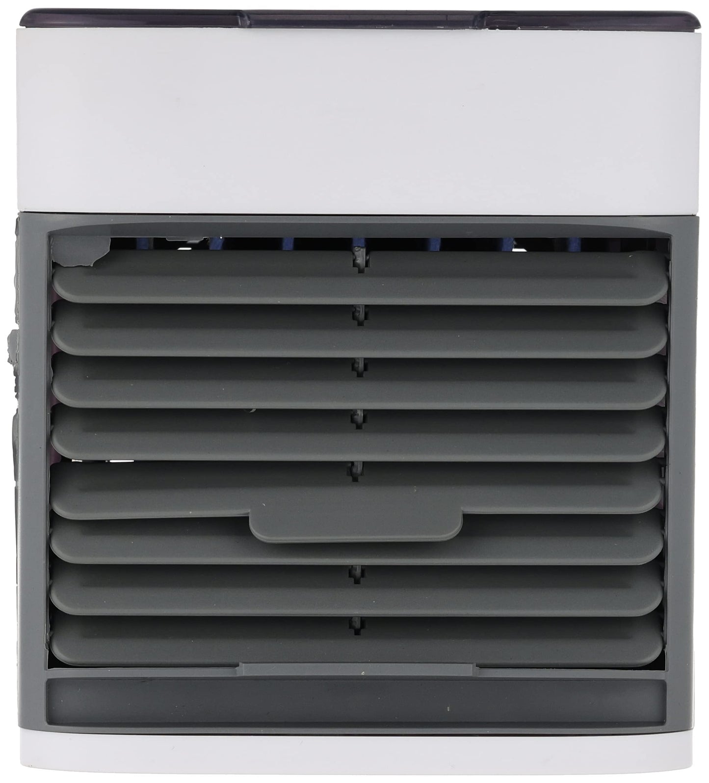 Personal Air Cooler, Portable Air Conditioner, Humidifier, Purifier, Aroma Diffuser 4 IN 1 Evaporation Cooler with 3 Speed, Mini Cooling Desktop Fan for Camping Tent, Office