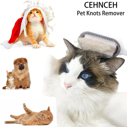 CEHNCEH Pet Knots Remover Pet Cleaning Hair Removal Comb Remove Loose Undercoat Hair Grooming Comb Reusable Pet Cleaning Hair Brushing Tool for Pet Hair Cleaning and Grooming Gently