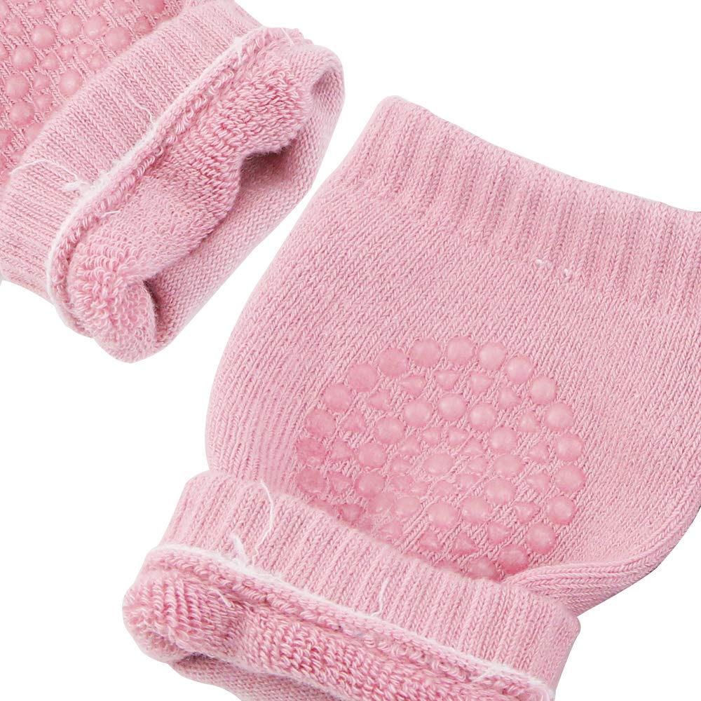 Nextnol 5 Pairs Baby Crawling Anti-Slip Knee, Unisex Baby Toddlers Kneepads,Adjustable Knee Elbow Pads Crawling,Safety Protector for 9 months - 2 years