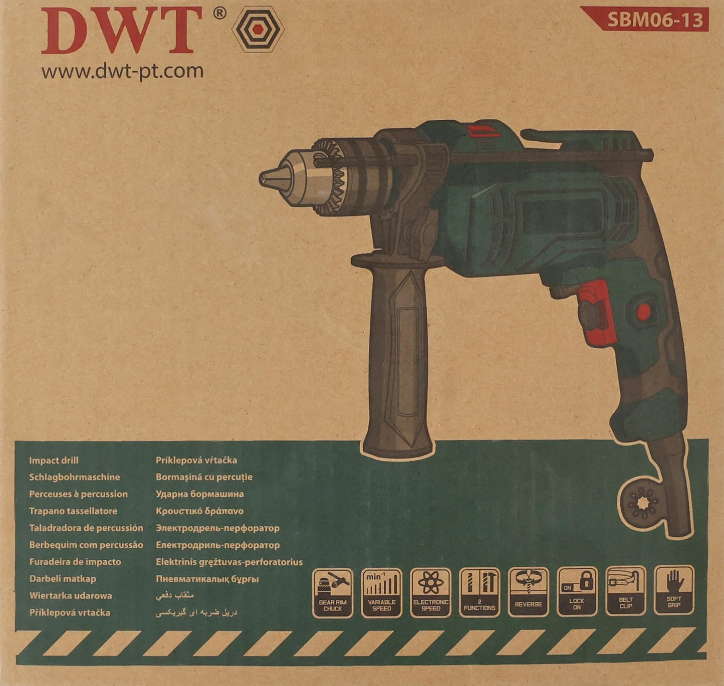 DWT 600 Watt Electric Drill, 13mm