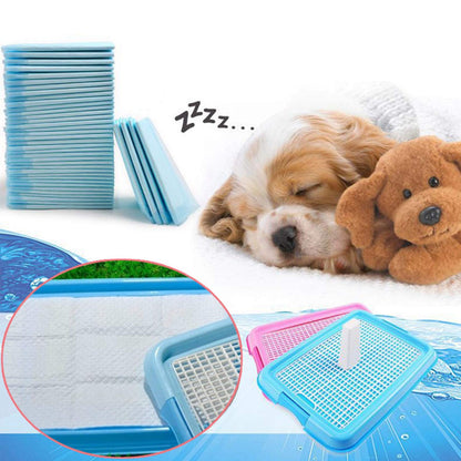 MJL Pee Pads For Dogs Leakproof Dog Changing Pad Absorbent Travel Pet Pee Pads Foldable Puppy Training Pads S 33 * 45cm 100pcs
