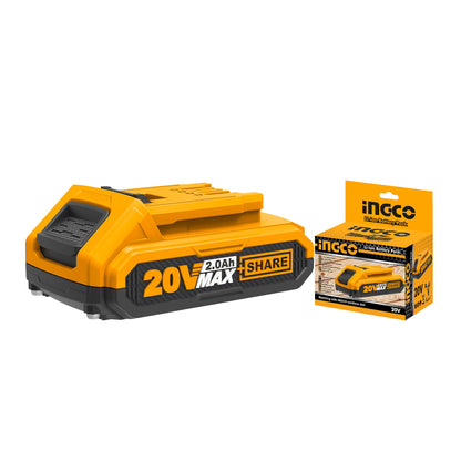 Ingco Battery 20 V 2 Ah Li-Ion for Tools FBLI20011