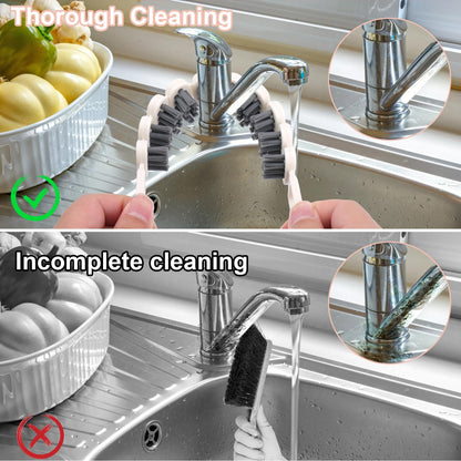 Vodolo 4PCS Bendable Multifunctional Cleaning Brush