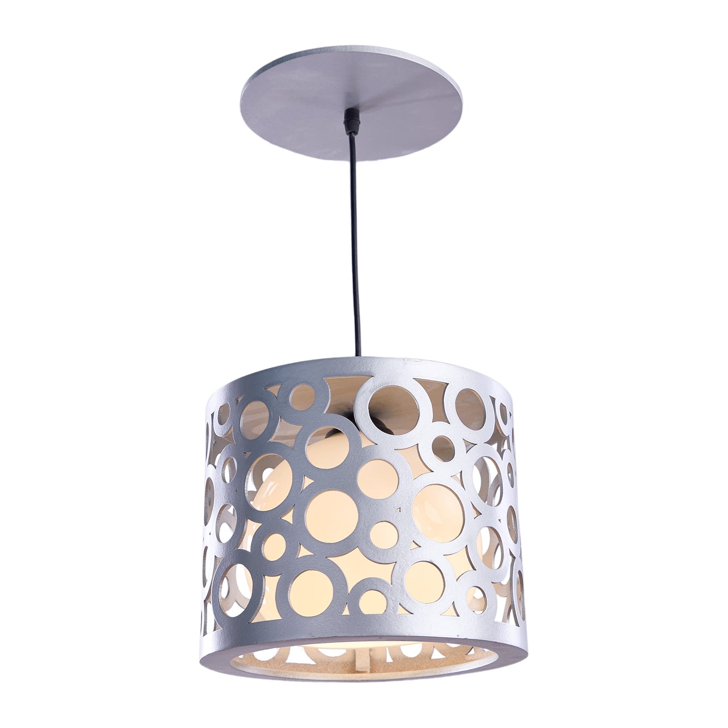 Nagafa Shop, Modern Design Ceiling Lamp, Silver, For Living Room, Bedroom, Or Hall